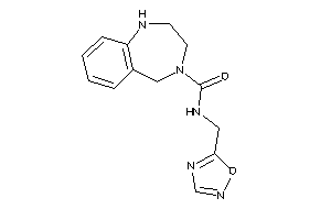 N-(1,2,4-oxadiazol-5-ylmethyl)-1,2,3,5-tetrahydro-1,4-benzodiazepine-4-carboxamide