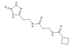 N-[3-keto-3-[2-(5-thioxo-1,4-dihydro-1,2,4-triazol-3-yl)ethylamino]propyl]cyclobutanecarboxamide