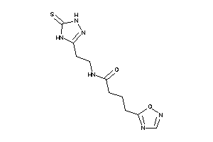 4-(1,2,4-oxadiazol-5-yl)-N-[2-(5-thioxo-1,4-dihydro-1,2,4-triazol-3-yl)ethyl]butyramide