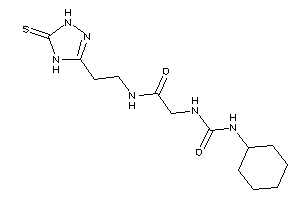 2-(cyclohexylcarbamoylamino)-N-[2-(5-thioxo-1,4-dihydro-1,2,4-triazol-3-yl)ethyl]acetamide