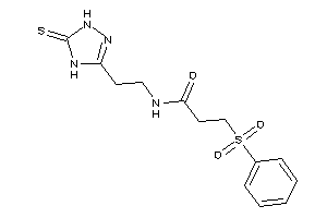 3-besyl-N-[2-(5-thioxo-1,4-dihydro-1,2,4-triazol-3-yl)ethyl]propionamide