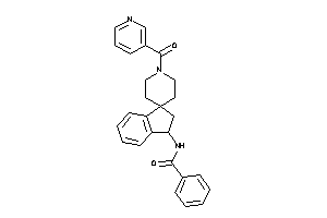 Image of N-(1'-nicotinoylspiro[indane-3,4'-piperidine]-1-yl)benzamide