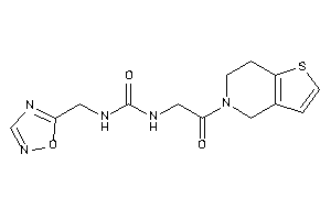 1-[2-(6,7-dihydro-4H-thieno[3,2-c]pyridin-5-yl)-2-keto-ethyl]-3-(1,2,4-oxadiazol-5-ylmethyl)urea