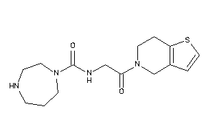 N-[2-(6,7-dihydro-4H-thieno[3,2-c]pyridin-5-yl)-2-keto-ethyl]-1,4-diazepane-1-carboxamide