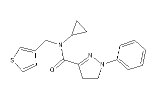 N-cyclopropyl-1-phenyl-N-(3-thenyl)-2-pyrazoline-3-carboxamide