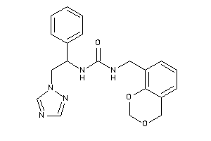 1-(4H-1,3-benzodioxin-8-ylmethyl)-3-[1-phenyl-2-(1,2,4-triazol-1-yl)ethyl]urea