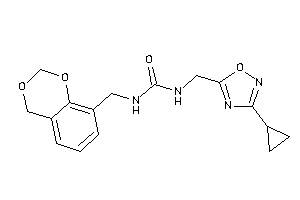 1-(4H-1,3-benzodioxin-8-ylmethyl)-3-[(3-cyclopropyl-1,2,4-oxadiazol-5-yl)methyl]urea