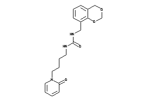 1-(4H-1,3-benzodioxin-8-ylmethyl)-3-[4-(2-keto-1-pyridyl)butyl]urea