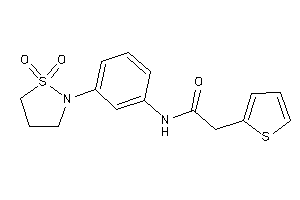 N-[3-(1,1-diketo-1,2-thiazolidin-2-yl)phenyl]-2-(2-thienyl)acetamide