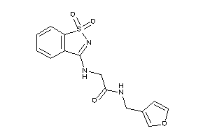 2-[(1,1-diketo-1,2-benzothiazol-3-yl)amino]-N-(3-furfuryl)acetamide