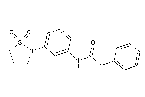 N-[3-(1,1-diketo-1,2-thiazolidin-2-yl)phenyl]-2-phenyl-acetamide