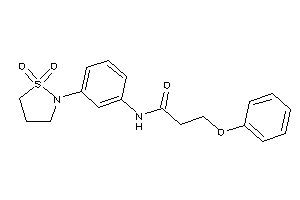 N-[3-(1,1-diketo-1,2-thiazolidin-2-yl)phenyl]-3-phenoxy-propionamide