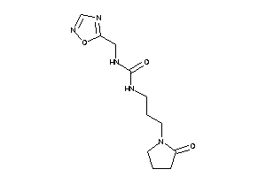 1-[3-(2-ketopyrrolidino)propyl]-3-(1,2,4-oxadiazol-5-ylmethyl)urea