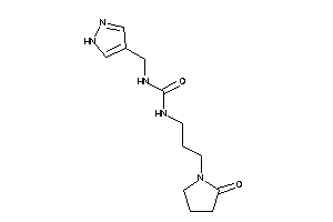 1-[3-(2-ketopyrrolidino)propyl]-3-(1H-pyrazol-4-ylmethyl)urea