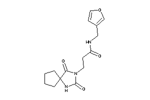 3-(2,4-diketo-1,3-diazaspiro[4.4]nonan-3-yl)-N-(3-furfuryl)propionamide