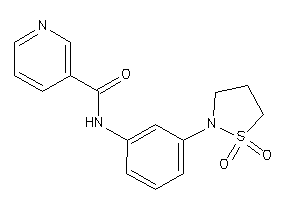 N-[3-(1,1-diketo-1,2-thiazolidin-2-yl)phenyl]nicotinamide