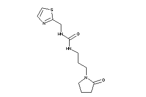 1-[3-(2-ketopyrrolidino)propyl]-3-(thiazol-2-ylmethyl)urea