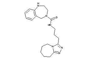 N-[3-(6,7,8,9-tetrahydro-5H-[1,2,4]triazolo[4,3-a]azepin-3-yl)propyl]-1,2,3,5-tetrahydro-1,4-benzodiazepine-4-carboxamide