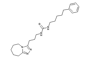 1-(5-phenylpentyl)-3-[3-(6,7,8,9-tetrahydro-5H-[1,2,4]triazolo[4,3-a]azepin-3-yl)propyl]urea