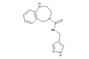 N-(1H-pyrazol-4-ylmethyl)-1,2,3,5-tetrahydro-1,4-benzodiazepine-4-carboxamide