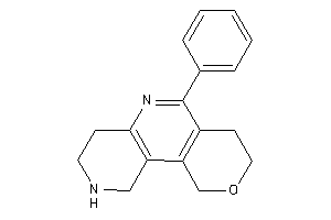 Image of 6-phenyl-2,3,4,7,8,10-hexahydro-1H-pyrano[4,3-c][1,6]naphthyridine