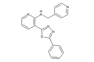 [3-(5-phenyl-1,3,4-oxadiazol-2-yl)-2-pyridyl]-(4-pyridylmethyl)amine