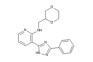 1,4-dioxan-2-ylmethyl-[3-(3-phenyl-1H-1,2,4-triazol-5-yl)-2-pyridyl]amine