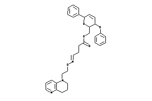 Image of 4-[2-(3,4-dihydro-2H-1,5-naphthyridin-1-yl)ethyloximino]butyric Acid (3-phenoxy-6-phenyl-3,6-dihydro-2H-pyran-2-yl)methyl Ester