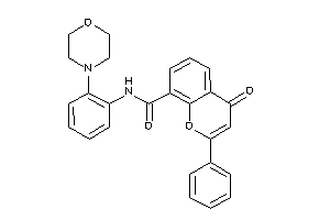 4-keto-N-(2-morpholinophenyl)-2-phenyl-chromene-8-carboxamide