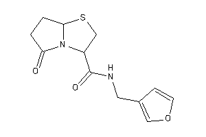 Image of N-(3-furfuryl)-5-keto-3,6,7,7a-tetrahydro-2H-pyrrolo[2,1-b]thiazole-3-carboxamide