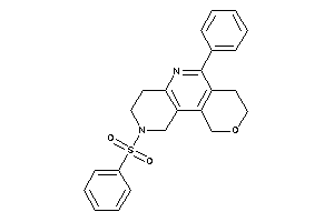 2-besyl-6-phenyl-1,3,4,7,8,10-hexahydropyrano[4,3-c][1,6]naphthyridine