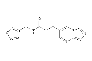 Image of N-(3-furfuryl)-3-imidazo[1,5-a]pyrimidin-3-yl-propionamide