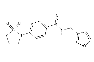 4-(1,1-diketo-1,2-thiazolidin-2-yl)-N-(3-furfuryl)benzamide