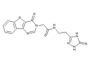 2-(4-ketobenzofuro[3,2-d]pyrimidin-3-yl)-N-[2-(5-thioxo-1,4-dihydro-1,2,4-triazol-3-yl)ethyl]acetamide