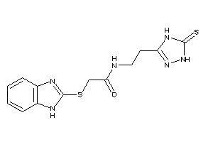 2-(1H-benzimidazol-2-ylthio)-N-[2-(5-thioxo-1,4-dihydro-1,2,4-triazol-3-yl)ethyl]acetamide