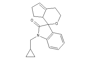 1'-(cyclopropylmethyl)spiro[4,6,7,7a-tetrahydro-3H-cyclopenta[c]pyran-1,3'-indoline]-2'-one