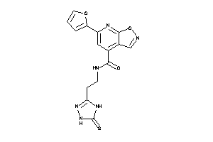 6-(2-furyl)-N-[2-(5-thioxo-1,4-dihydro-1,2,4-triazol-3-yl)ethyl]isoxazolo[5,4-b]pyridine-4-carboxamide