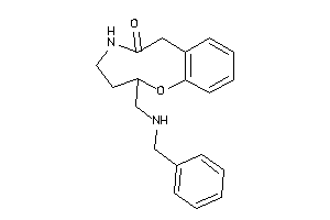 2-[(benzylamino)methyl]-3,4,5,7-tetrahydro-2H-1,5-benzoxazonin-6-one