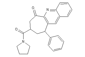 10-phenyl-8-(pyrrolidine-1-carbonyl)-7,8,9,10-tetrahydrocyclohepta[b]quinolin-6-one