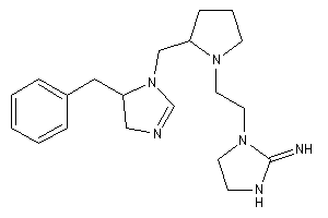 [1-[2-[2-[(5-benzyl-2-imidazolin-1-yl)methyl]pyrrolidino]ethyl]imidazolidin-2-ylidene]amine