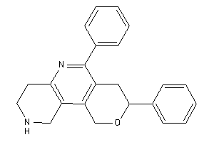 6,8-diphenyl-2,3,4,7,8,10-hexahydro-1H-pyrano[4,3-c][1,6]naphthyridine