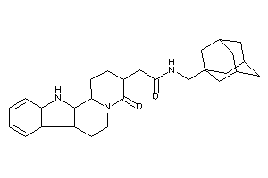 Image of N-(1-adamantylmethyl)-2-(4-keto-2,3,6,7,12,12b-hexahydro-1H-pyrido[2,1-a]$b-carbolin-3-yl)acetamide