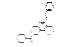 Cyclohexyl-[6-(phenoxymethyl)-1,3,4,7,8,10-hexahydropyrano[4,3-c][1,6]naphthyridin-2-yl]methanone