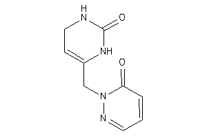 2-[(2-keto-3,4-dihydro-1H-pyrimidin-6-yl)methyl]pyridazin-3-one