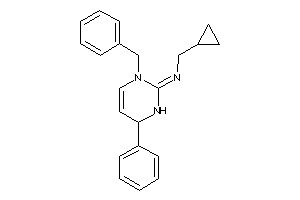 (3-benzyl-6-phenyl-1,6-dihydropyrimidin-2-ylidene)-(cyclopropylmethyl)amine