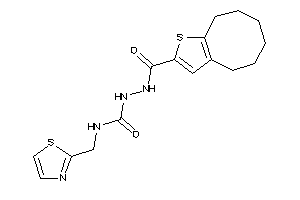 1-(4,5,6,7,8,9-hexahydrocycloocta[b]thiophene-2-carbonylamino)-3-(thiazol-2-ylmethyl)urea