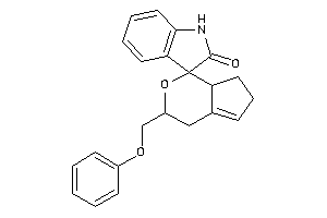 3-(phenoxymethyl)spiro[4,6,7,7a-tetrahydro-3H-cyclopenta[c]pyran-1,3'-indoline]-2'-one