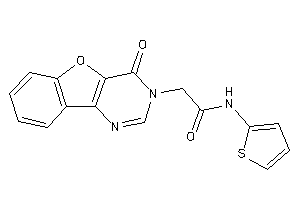 2-(4-ketobenzofuro[3,2-d]pyrimidin-3-yl)-N-(2-thienyl)acetamide