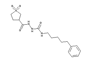 1-[(1,1-diketothiolane-3-carbonyl)amino]-3-(5-phenylpentyl)urea