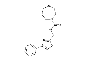 N-[(3-phenyl-1,2,4-oxadiazol-5-yl)methyl]-1,4-thiazepane-4-carboxamide